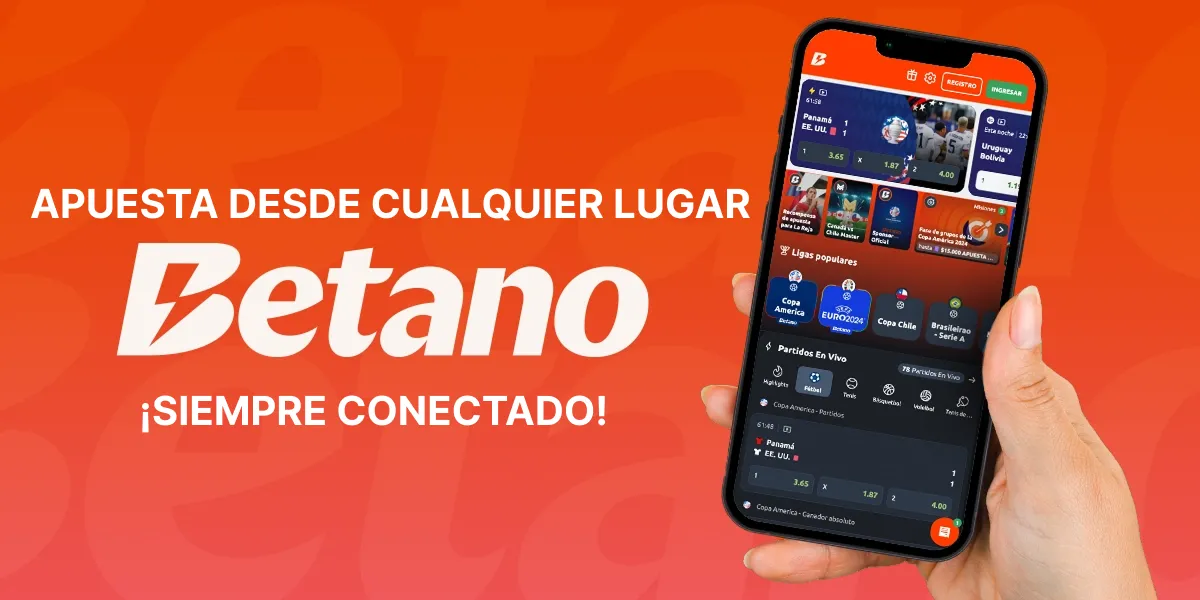 Apuesta desde cualquier lugar ¡siempre conectado!