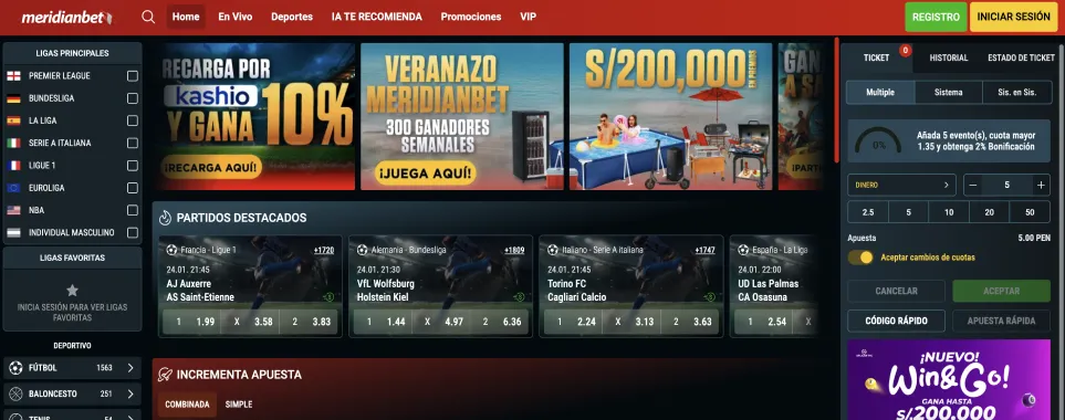 El mayor sitio de apuestas.