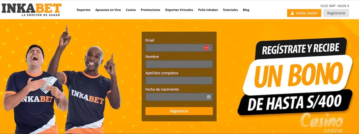 inkabet peru Registro bono