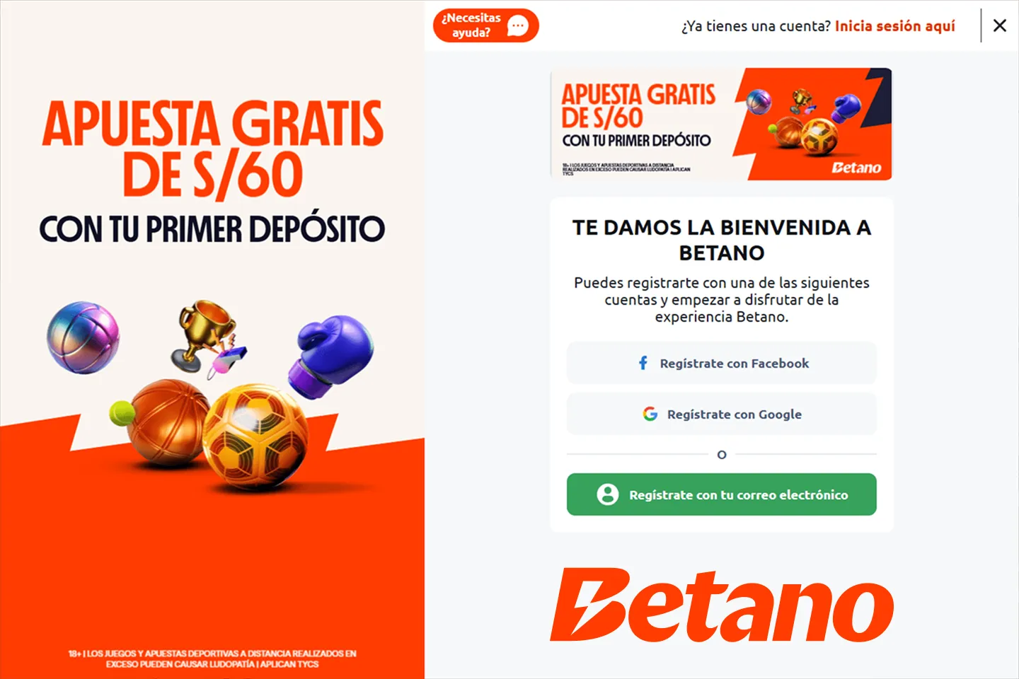 registro en betano